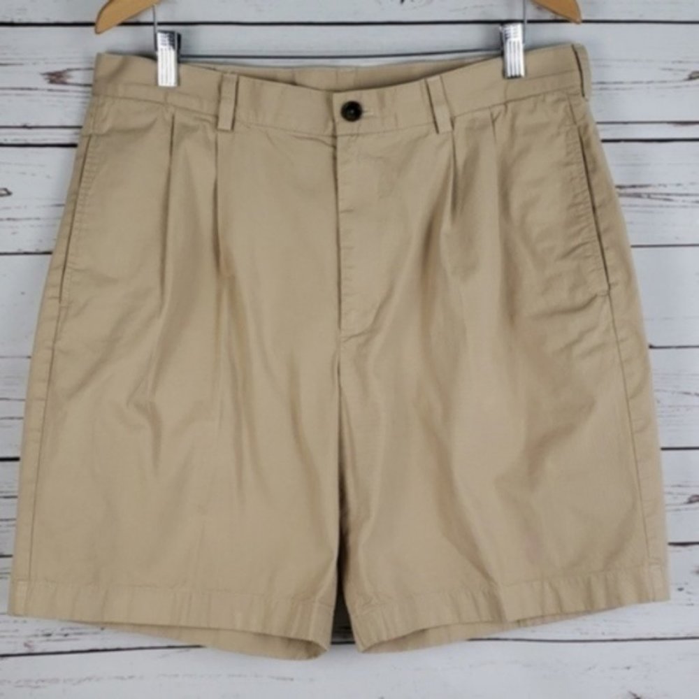 Brooks Brothers 346 Flat Front Shorts Sz W36